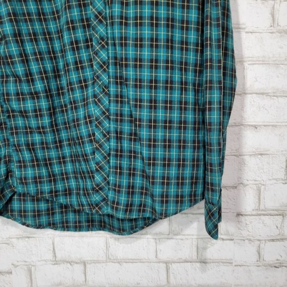 Billabong long sleve flannel print button down - Picture 5 of 14